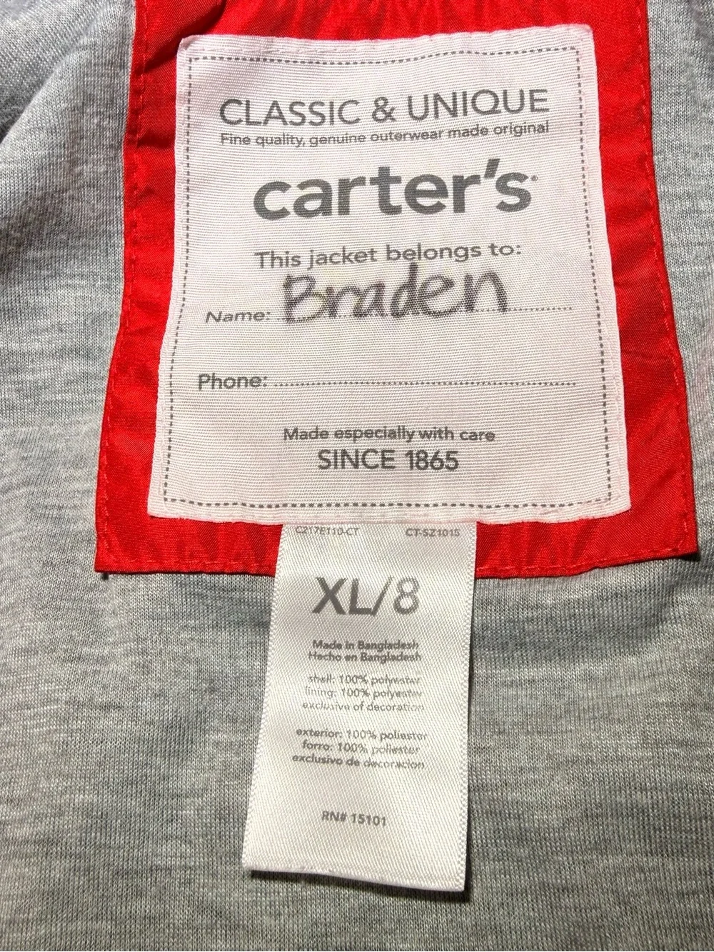 Carters carter’s volunteer